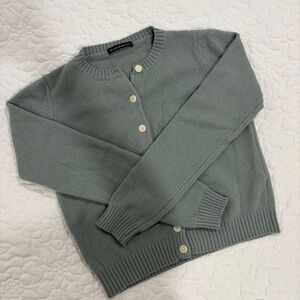 Brandy Melville Teal Green Wool Cardigan